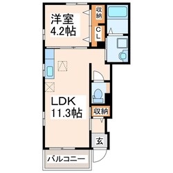 カルム　エスパスの物件間取画像